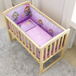 Dropside Practical Newborn Baby Cot Folding Baby Cribs Swing Bed