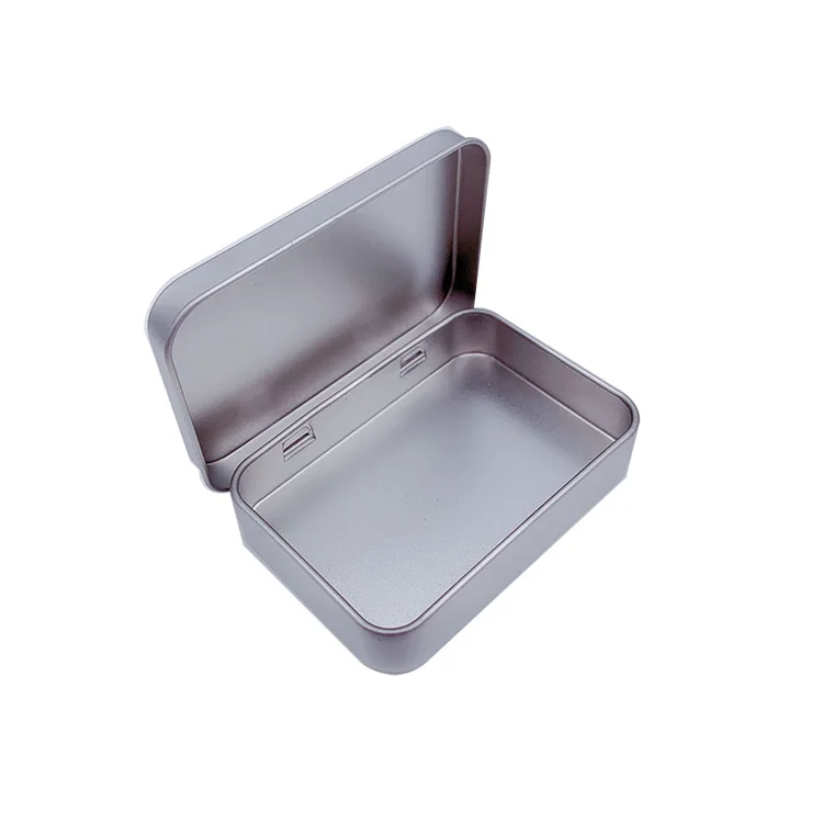 Factory Direct Small Metal Container Tin Box 87*60*18H