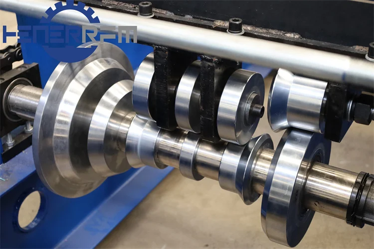 Galvanized Square Rain Down Gutter Roll Forming Machine