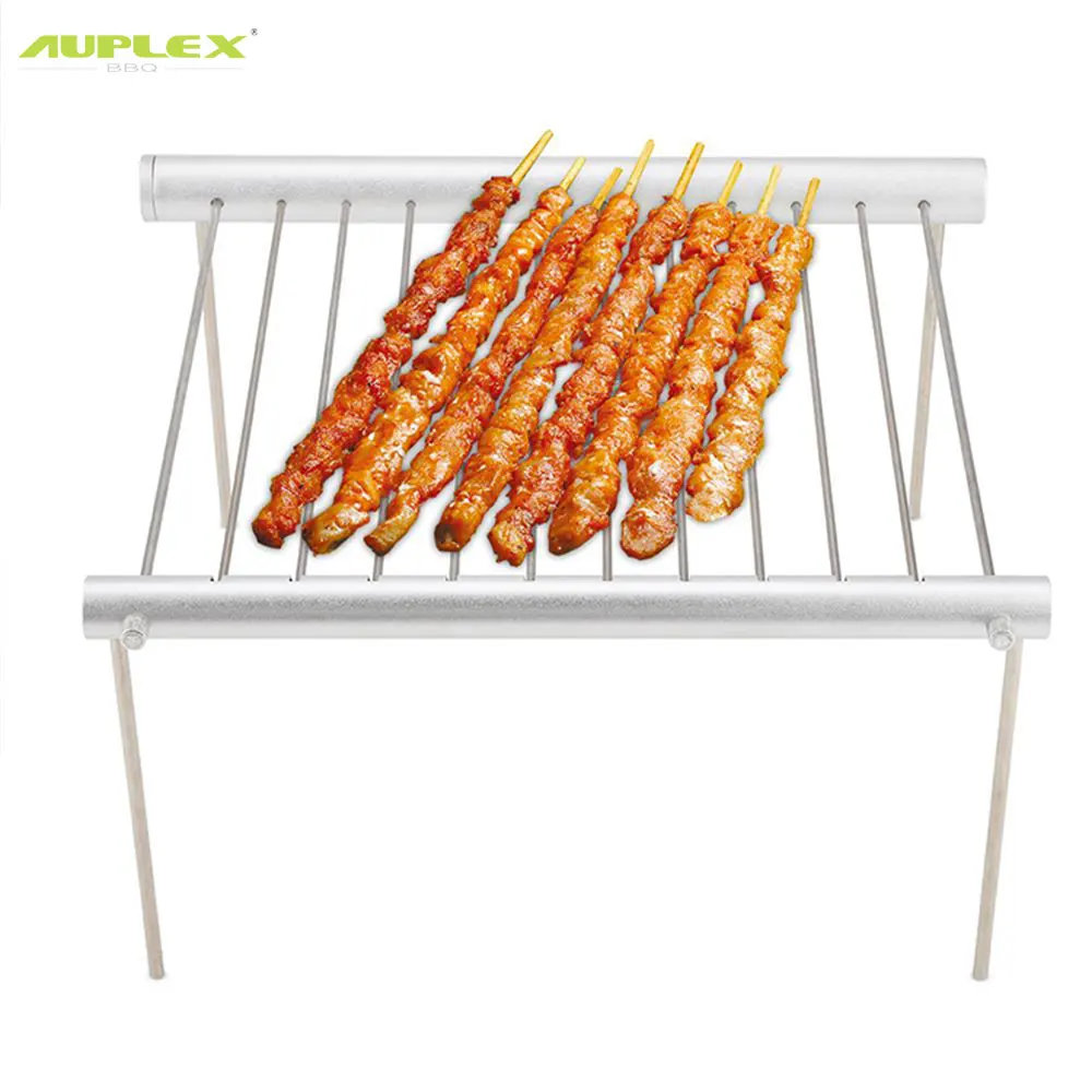 Portable Barbecue Tube Stainless Steel Camping Grill set  Charcoal Grilling Stove Barbeque Grill