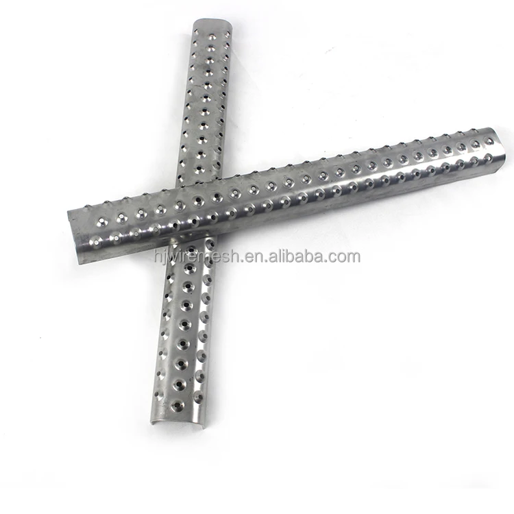 Стальные лестничные ручки с перфорацией