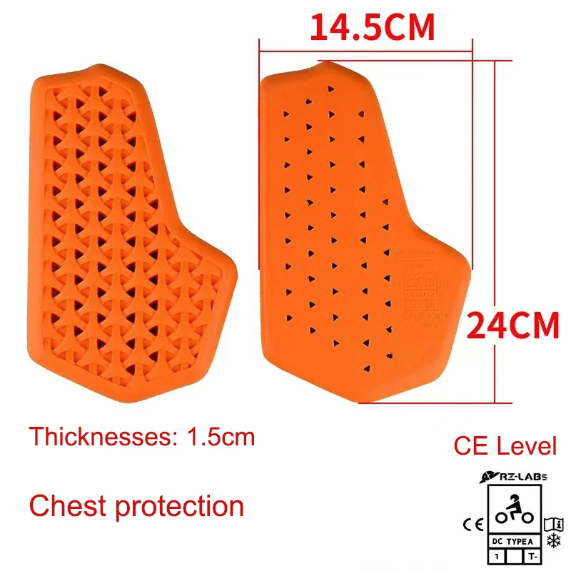 CE Level Motorcycle Armor Pads for Jacket Built-in Shoulder, Elbow, Back, and Hip Protection - Professional Racing Gear