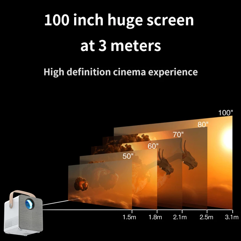 Лидер продаж светодиодный лазерный 4K Android Smart Hd 1080P домашний кинотеатр 2022 наружный