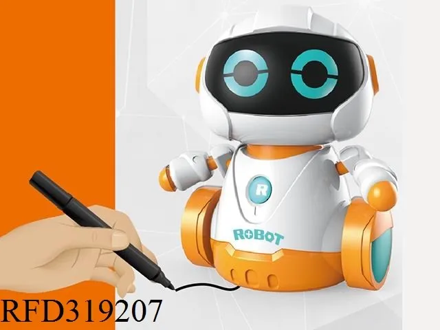Kids toy electronic drawing line tracking follower robot electric smart robot toy