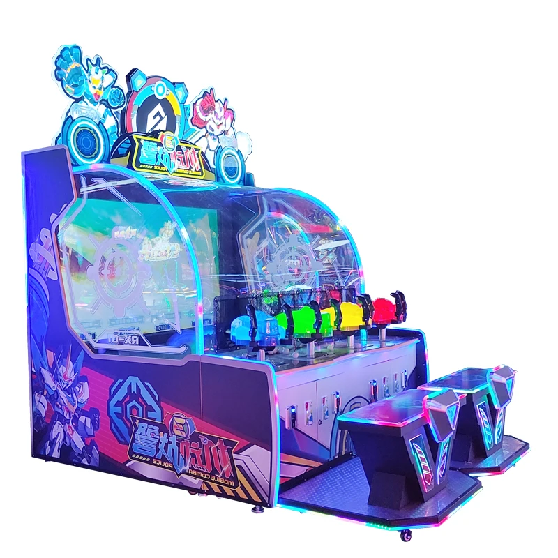 New four-person shooting game console coin-operated game console multi-entry game equipment