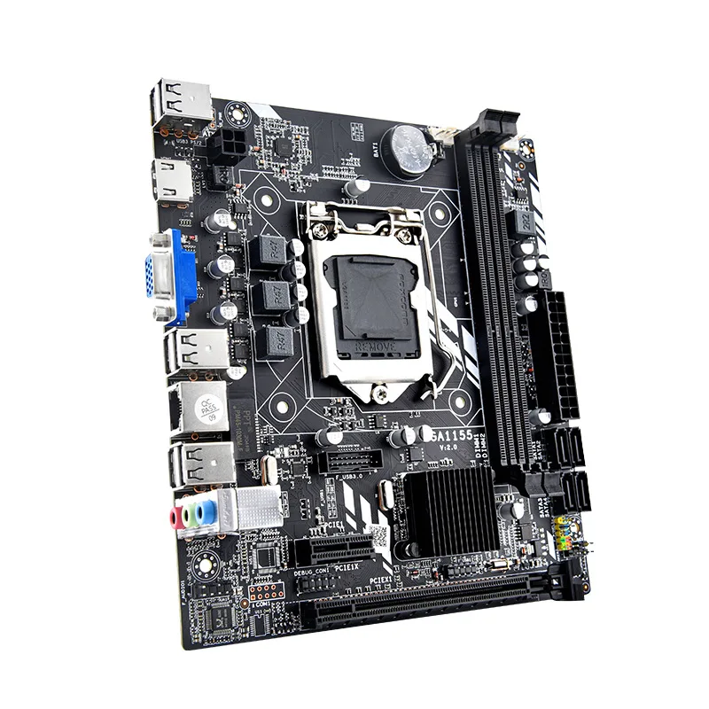 Оригинальная Заводская OEM ddr3 gaming placa madre H61 материнская плата 3-го поколения гигабайт 1155 H61M