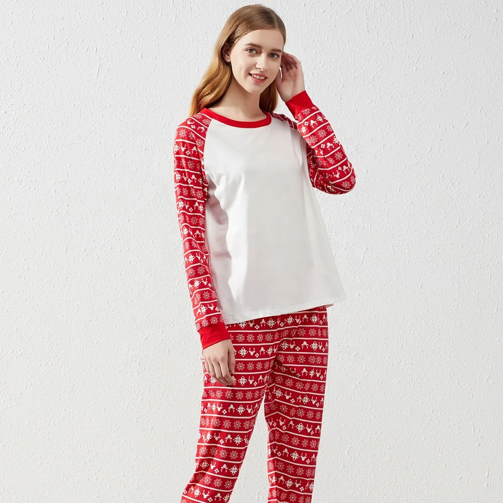 Fung F1002  Children Sleep Wear Customized  Family Pyjamas  Kids Christmas Pajamas