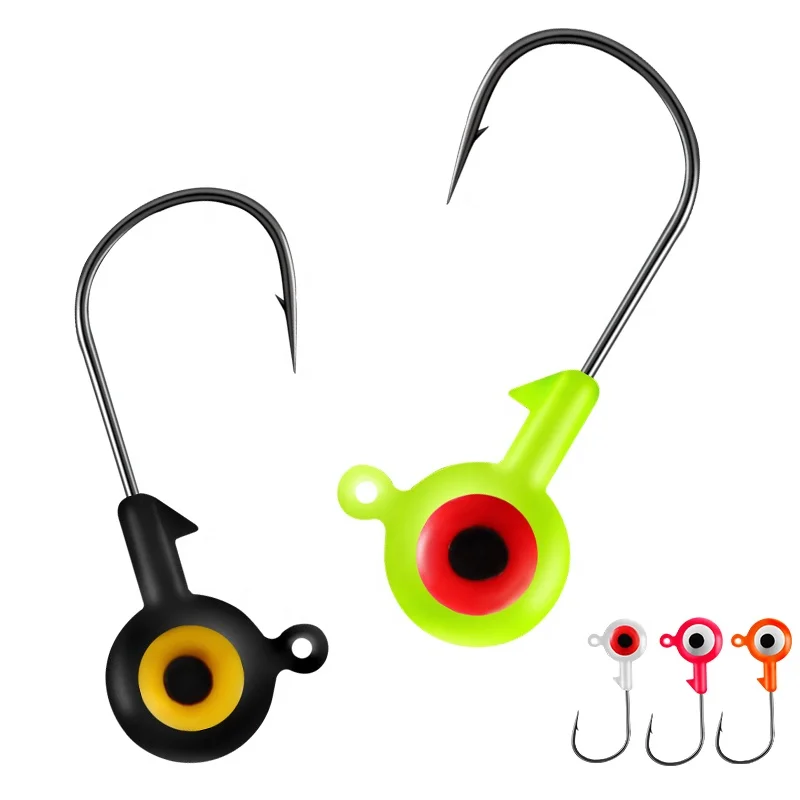 Palmer 1.75g 3.5g 5g 7g crappie jig heads high-carbon fishing hooks tartness Sickle weedless lead jig heads fishing