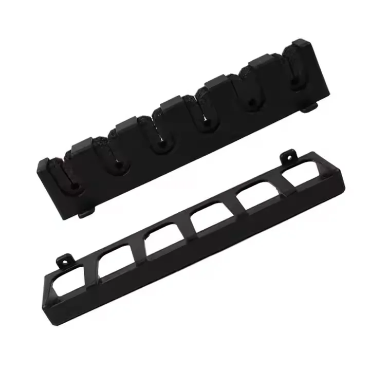 High quality factory Fishing Accessories Fishing Rod Plastic Wall mounted Fishing Rod rack