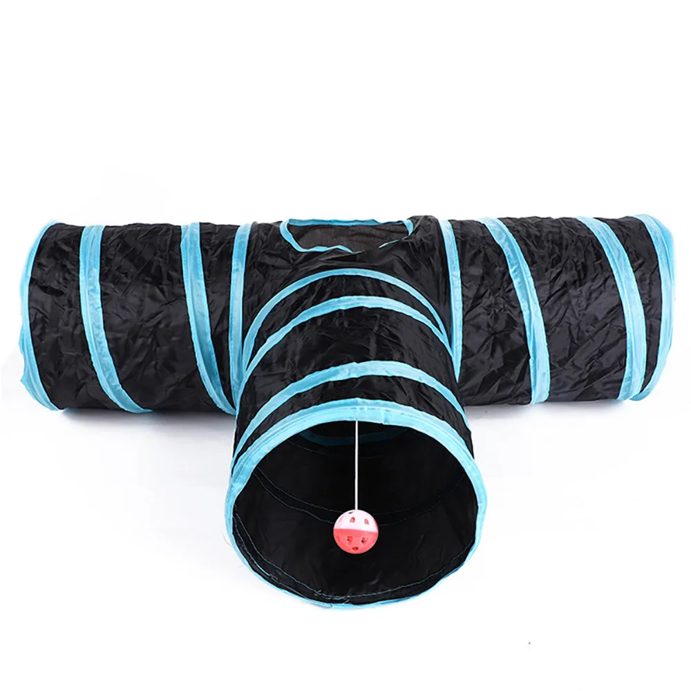 Cat Tunnel Large Indoor Outdoor Collapsible Dog Kitten Pet Toy Crinkle Tunnel Tube