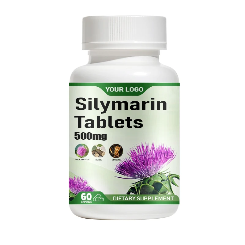 Natural Raw Dietary Health Care Supplement Silymarin capsules