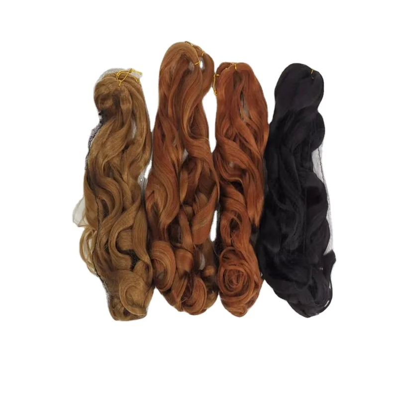 
75g 150g Synthetic Loose Body Wave Spiral Curls Hair French Curly Crochet Braids Wavy Pony Curly Twist Braiding Hair Extensions 