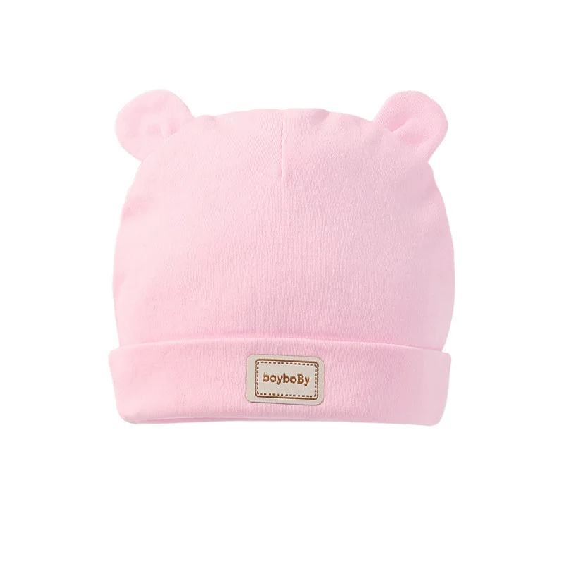Baby hat wholesale newborn baby cotton fetal cap infant rabbit hat baby hat combo set bandana