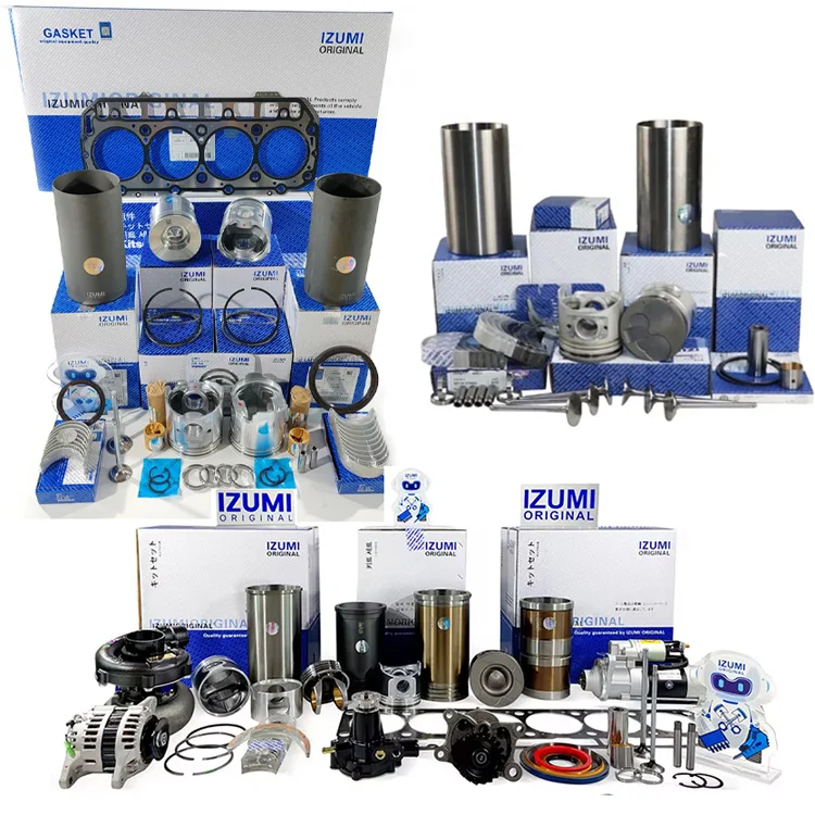 IZUMI ORIGINAL 4TNE94 4TNV94 Overhaul Rebuild Kit 4TNE94 4TNV94 Diesel Engine Parts For YANMAR