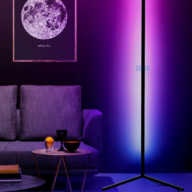 OBALS Drop гостиная спальня Мечта цветной свет Rgb Угловой светодиодный напольный светильник