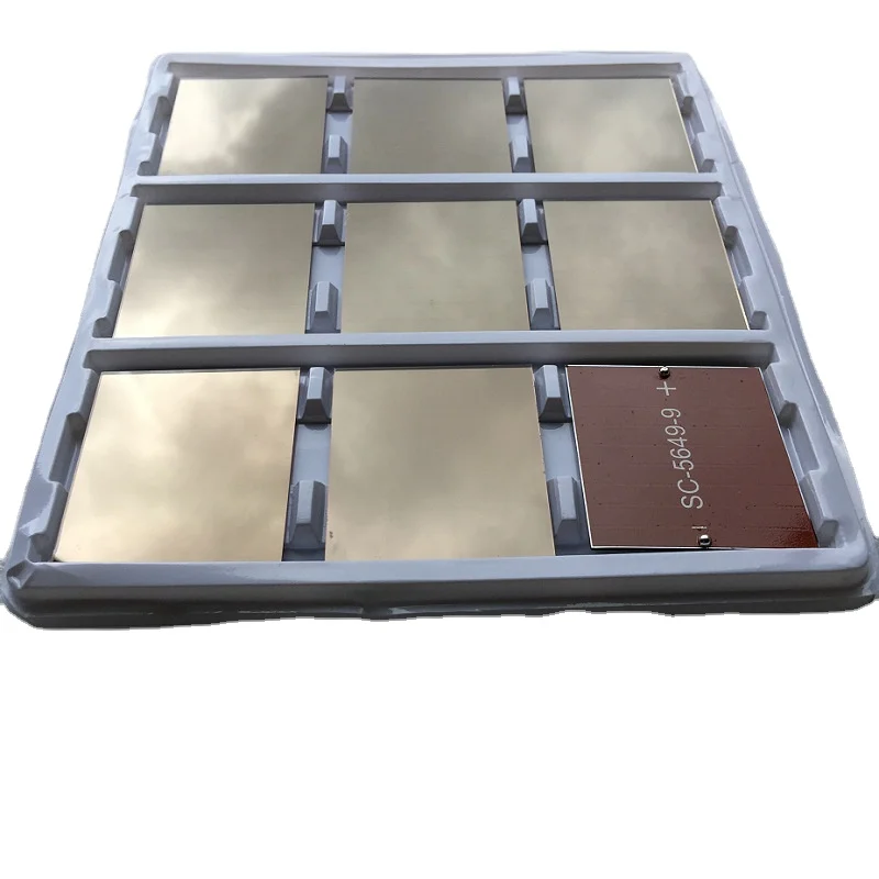 Amorphous silicon solar cell travel case photovoltaic charging panel Electronic balance amorphous button power generation 56*49