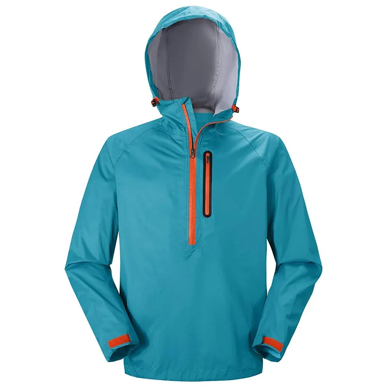 Custom Hooded Raincoat Waterproof  windproof Jacket for outdoor jacket waterproof rain jackets