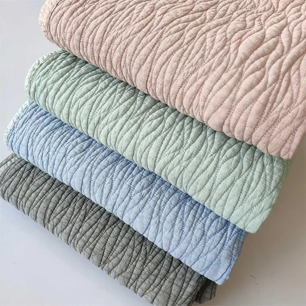 Modern fancy good quality cotton quilted bedspread