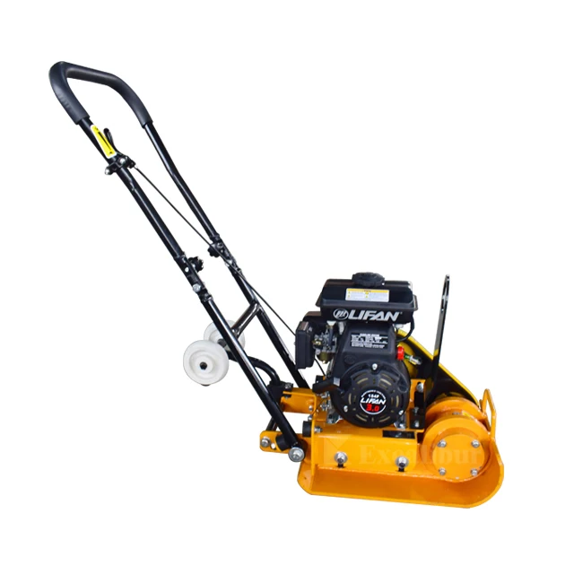 Light weight small rubber plate compactor with factory price for hot sale