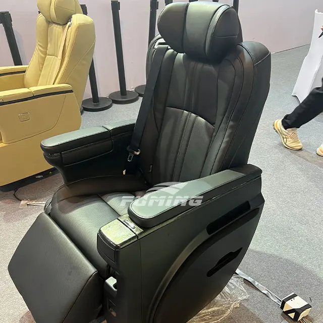 Оригинальные кожаные авиационные сиденья ALPHARD для бизнес-автомобилей с удобной кнопкой управления регулируемой модификацией интерьера