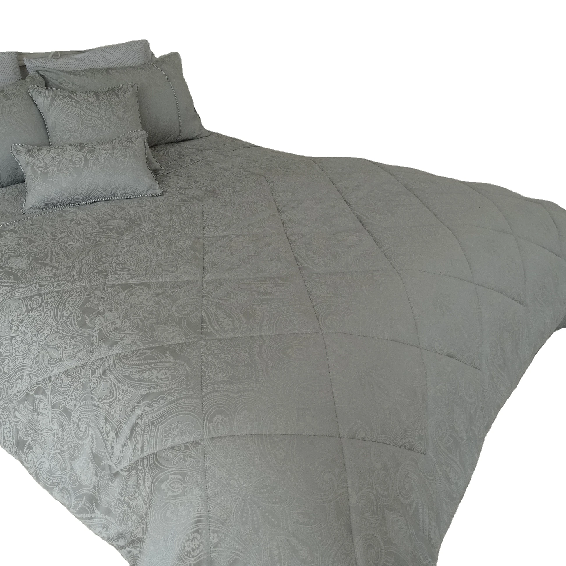 Paisley polycotton jacquard comforter set for living room
