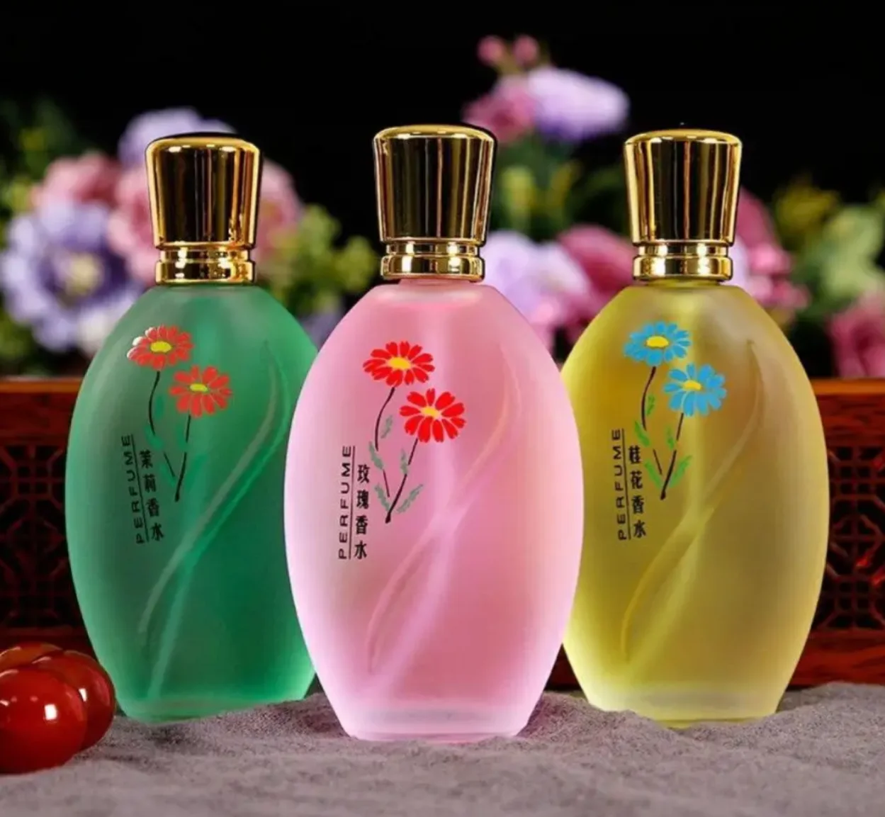 Osmanthus Rose Jasmine Lavender Gardenia Lasting Light Fragrance Student Female Perfume Wholesale Arabic Men's 250ml Perfume