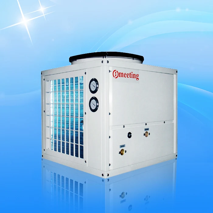 Meeting 12kw air source three-effect machine (EVI)  hot water 220V for heating and cooling