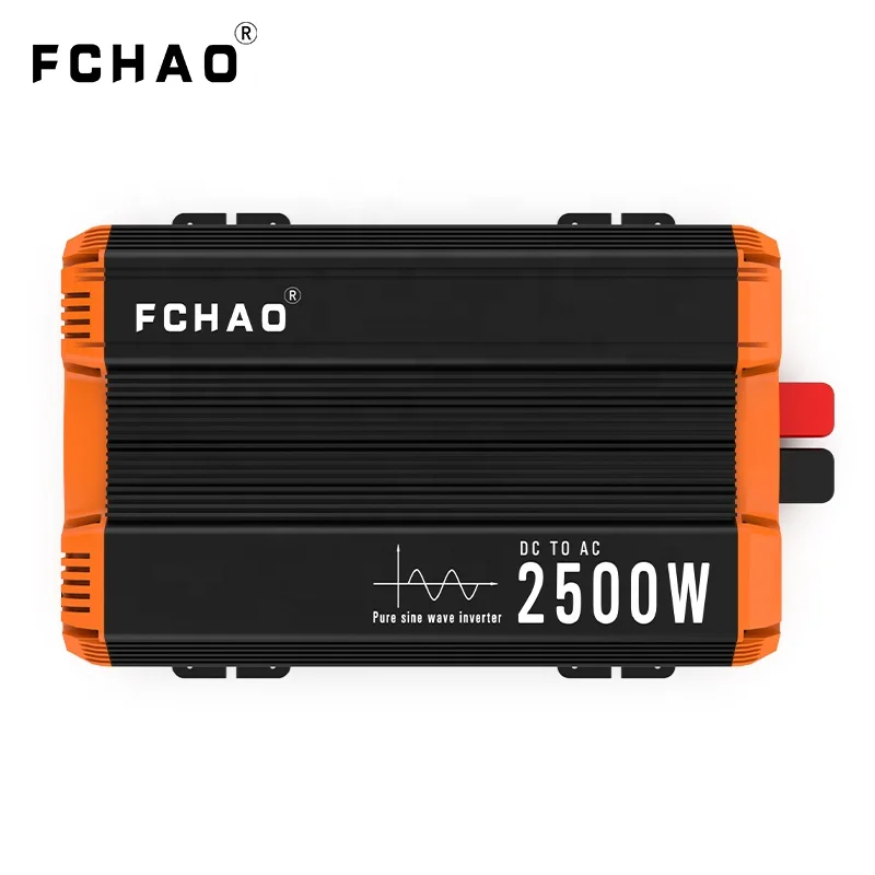 FCHAO 2500 Вт пиковая мощность 5 кВт инвертор 12 в 24 48 В до 220 230 солнечный с ЖК-дисплеем пульт дистанционного управления для