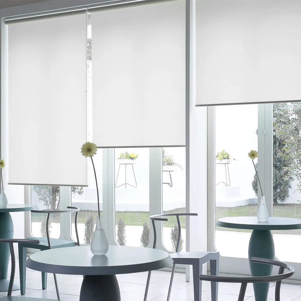 high quality smart electric remote control and chain control decorated curtain motorized roller blinds shades shutter