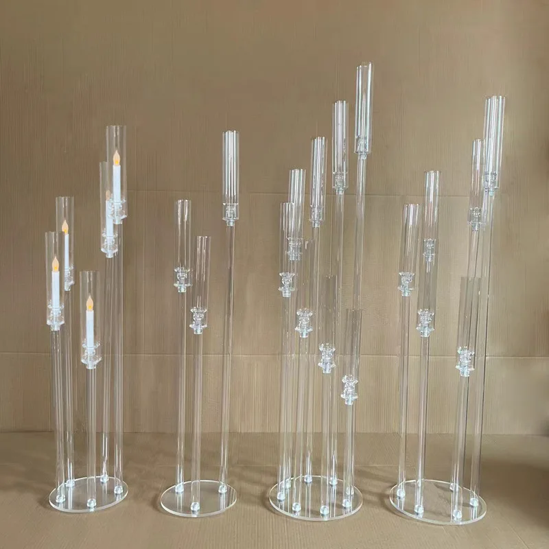 Acrylic Candlestick For Wedding Centerpieces Acrylic Candle Holder wedding decorations