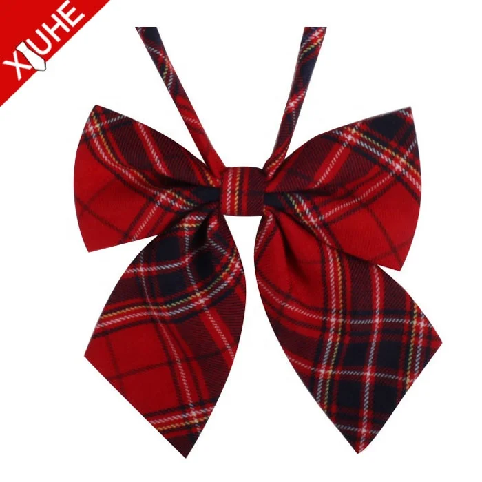 Лидер продаж оптовая продажа школьная форма хлопковые галстуки-бабочки для девочек