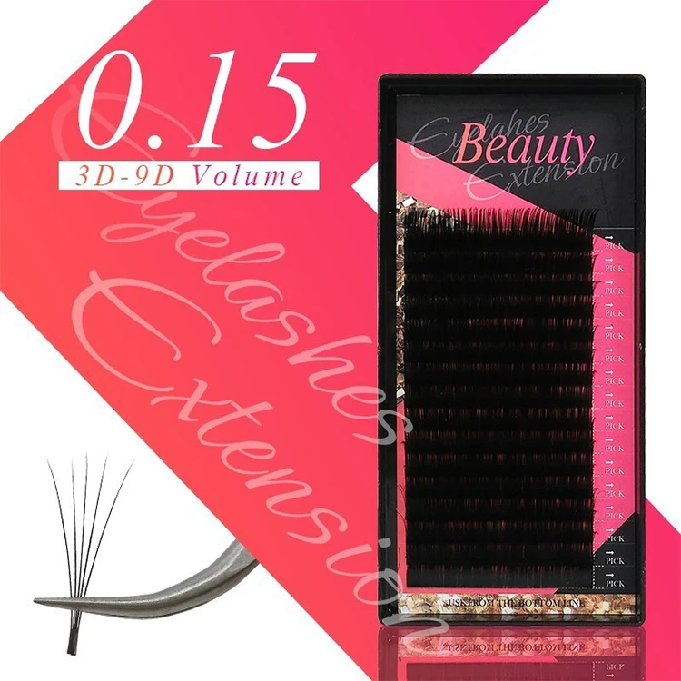 OEM Service Beautiful Vegan Eyelashes Extension Private Label Eyelash Extensions 	 faux mink diy lash extensions cils