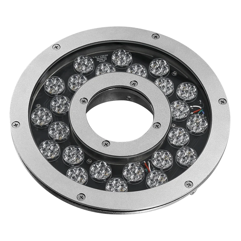 120W RGBW Dmx Submersible Fountain Led Lights IP68 316LSS DMX512 RGB/RGBA DC24V LED Fountain Lights