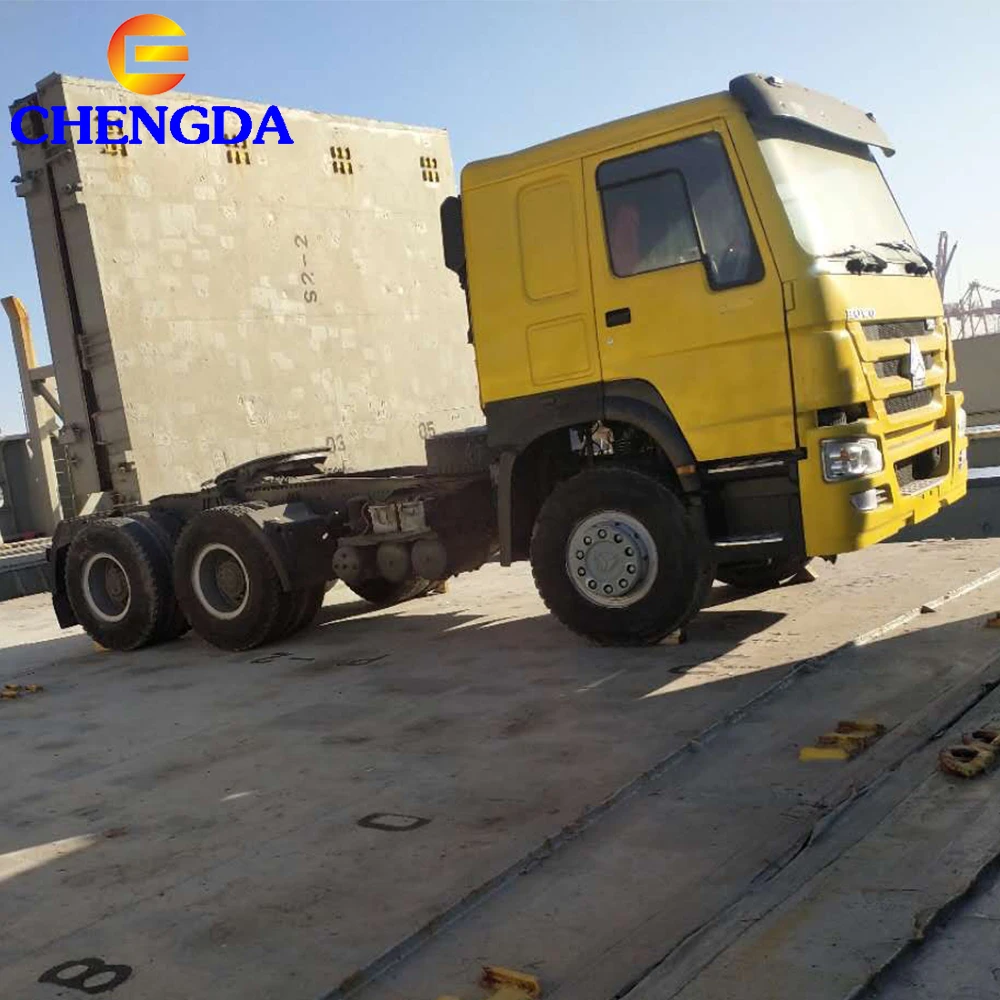 Second Hand Prime Mover Truck Sino Sinotruk Howo 371HP 6x4 Trailer Head Used Tractor Trucks For Sale Price