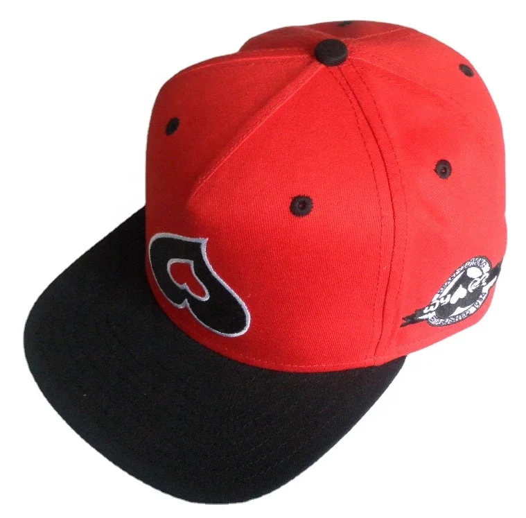 custom 100% cotton two tone 5 panel leather strap hats sports baseball snapback caps with top buttons
