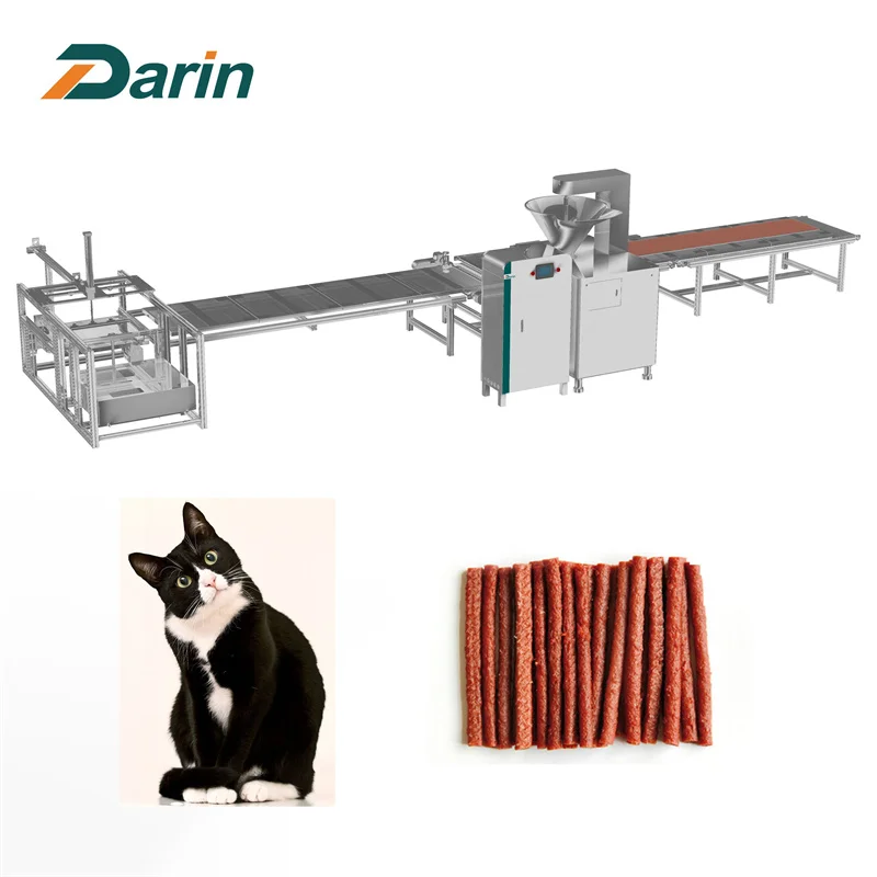 Cold Extrusion Machine Pet Treats Dog Chews Making Machine pet biscuit making machine Dog Food Fresh Meat Strip Extruding Line
