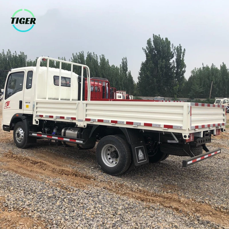 China Howo Sino 4ton 5ton Stock Single Double Cabin Light Duty Truck Dimension