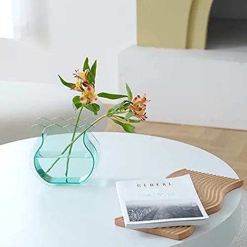 Custom Ins Style Home Office Wedding Decor Geometric acrylic cylinder vase