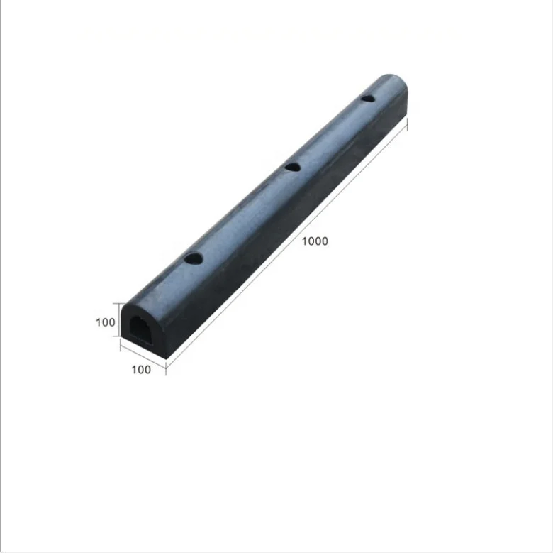 Rubber anti-collision strip Rubber fender and anti-collision block Buffer board of ship shore wharf