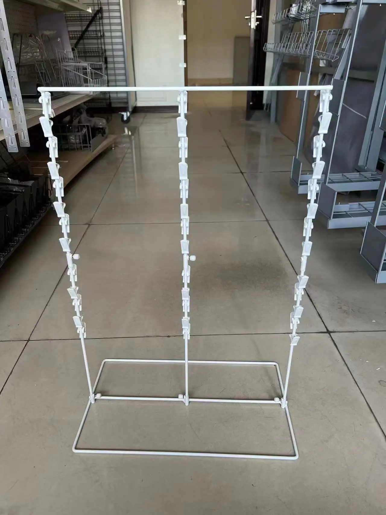 Wholesale Professional Manufacturer Supplier High Quality Supermarket Merchandising Metal Clip Strip Display Hooks