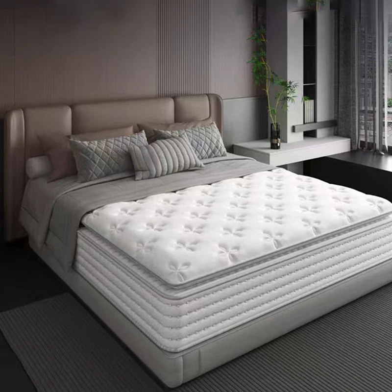 Modern Genuine Leather Bed Factory Direct Intelligent European Bedroom Furniture Soft and Adjustable with Upholstery Design