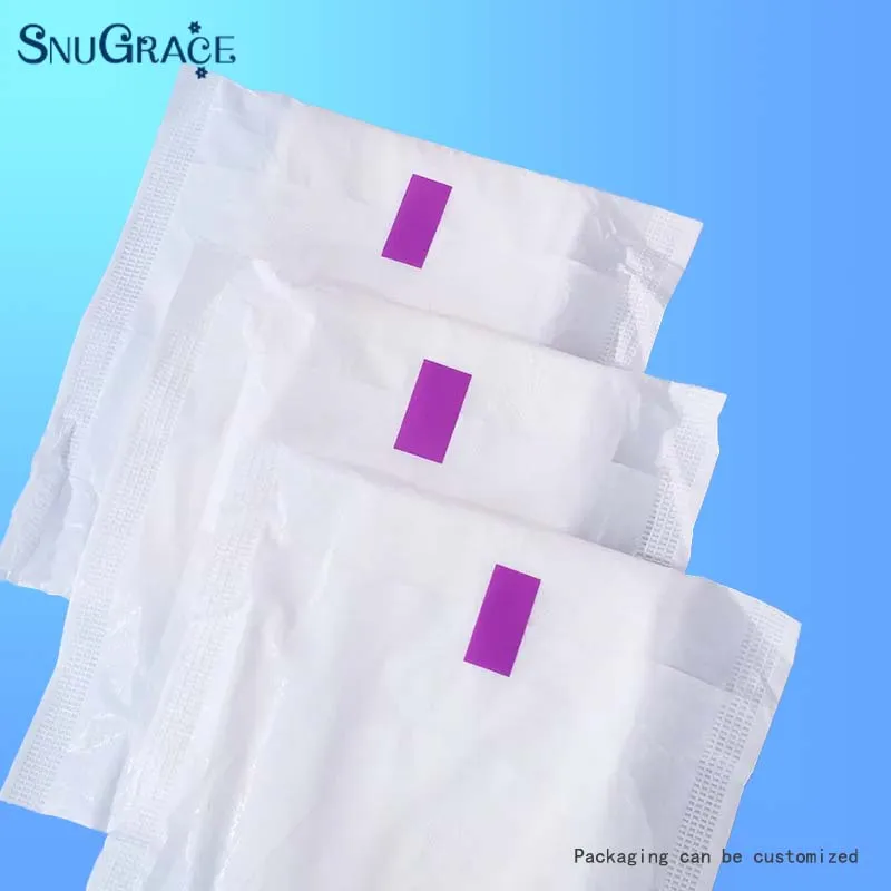 Manufacture Wholesale Cotton Menstrual Pads Disposable Women Sanitary napkins/ ultra thin