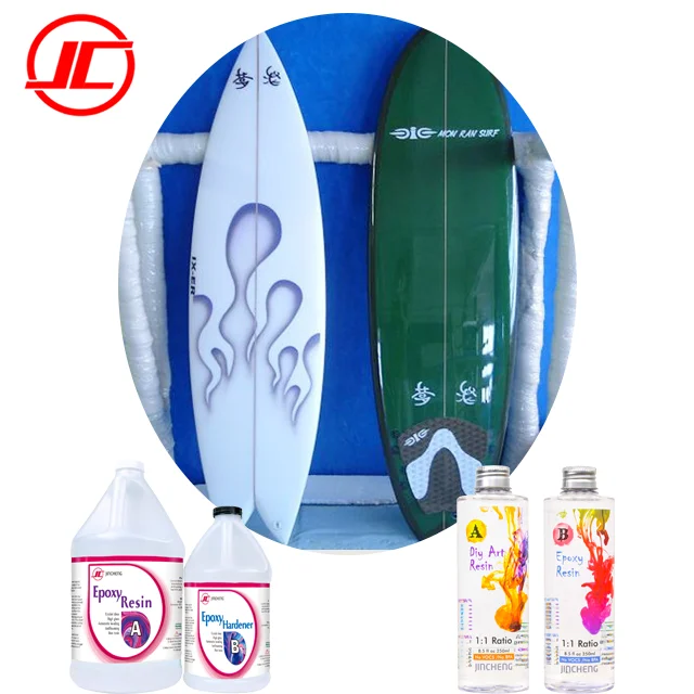 Двухкомпонентная уличная Смола из углеродного волокна для суперглянцевого покрытия и столешниц Epoxy