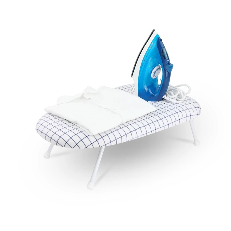 Tabletop Ironing Board with Folding Legs, Steel pipe Mini Ironing Board for Sewing, Craft Room, Household, Dorm,