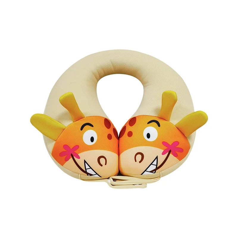 Wholesale Customized  Kids Children Neck Pillow Headrest U-shape Soft Travel Neck Protection Support Airplane Camping Car Pillow