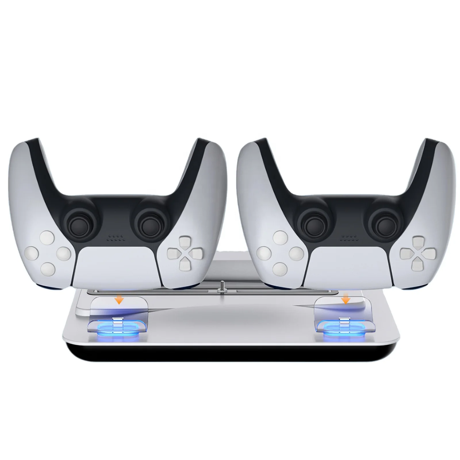 Multi-function Cooling Fan Base Bracket Gamepad Blu-ray Charging Stand 3-Speed Cooler Charger For SONY PS5 Console Controller