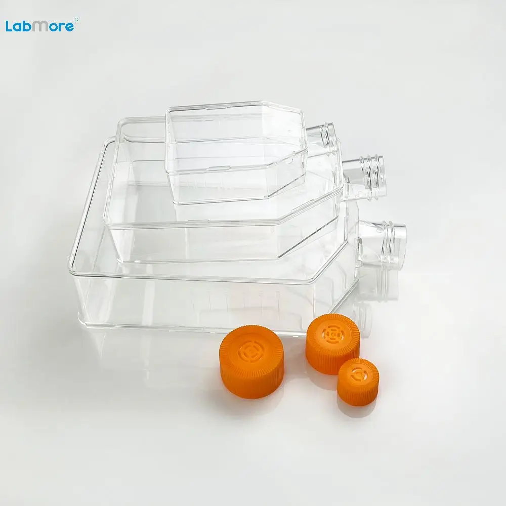 25Cm2 Non Treated  Plastic Cell Culture Flask with Seal Plug
