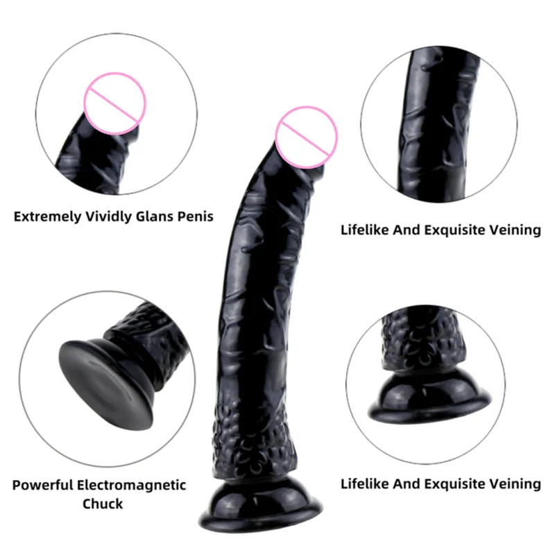 MOGlovers Realistic Dildo With Suction Cup Jelly Huge Anal Toys for Woman