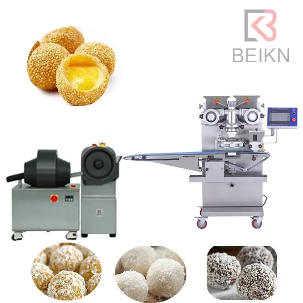 
high capacity sesame ball vegan making machine factory industry use 