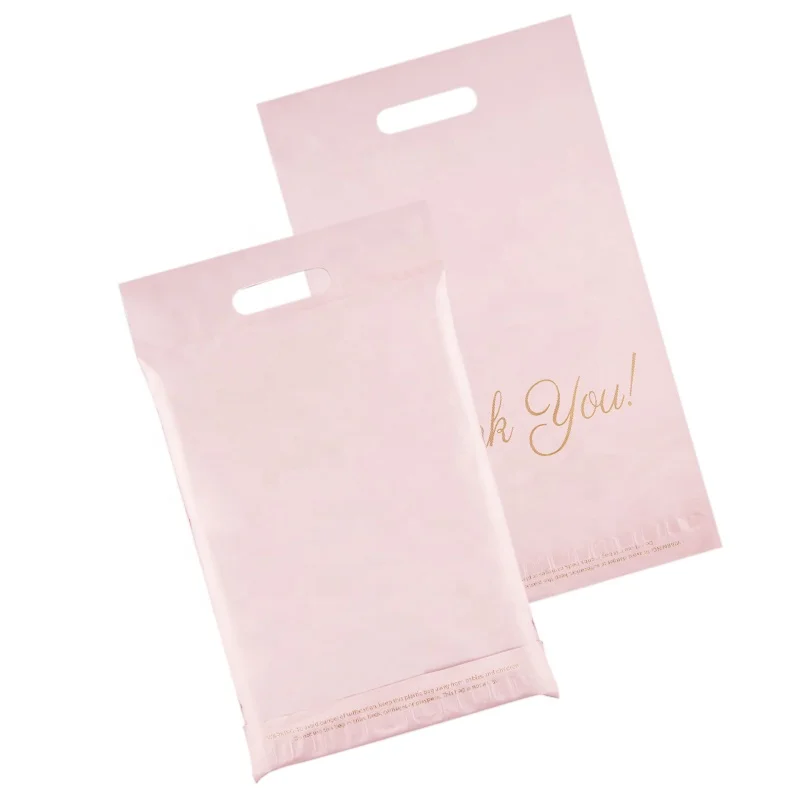 RTS Pink Thankyou & Frog  Polymailers Poly Pe Plastic Mailing Courier Postage Packaging Shipping Bags For Shipping
